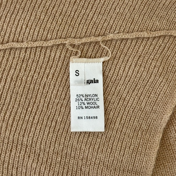 NWOT Cult Gaia Maxi Knit Short-Sleeve Joyce Faux-Wrap Dress - Picture 7 of 7